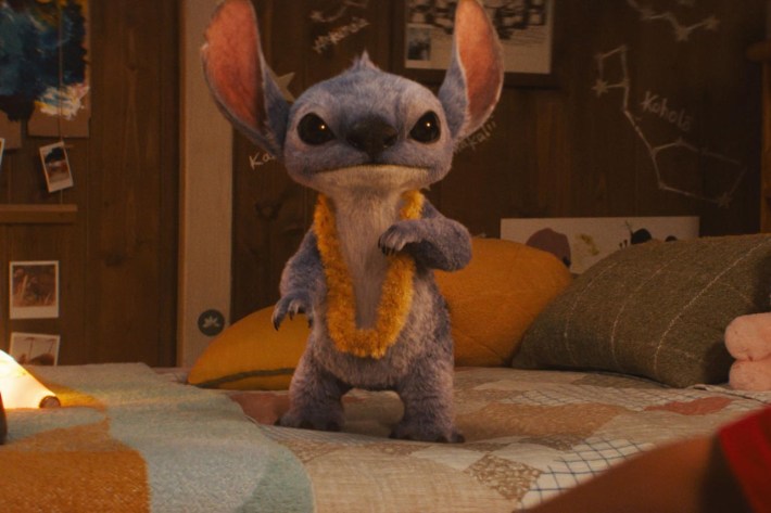 Stitch in Disney's live-action LILO and STITCH