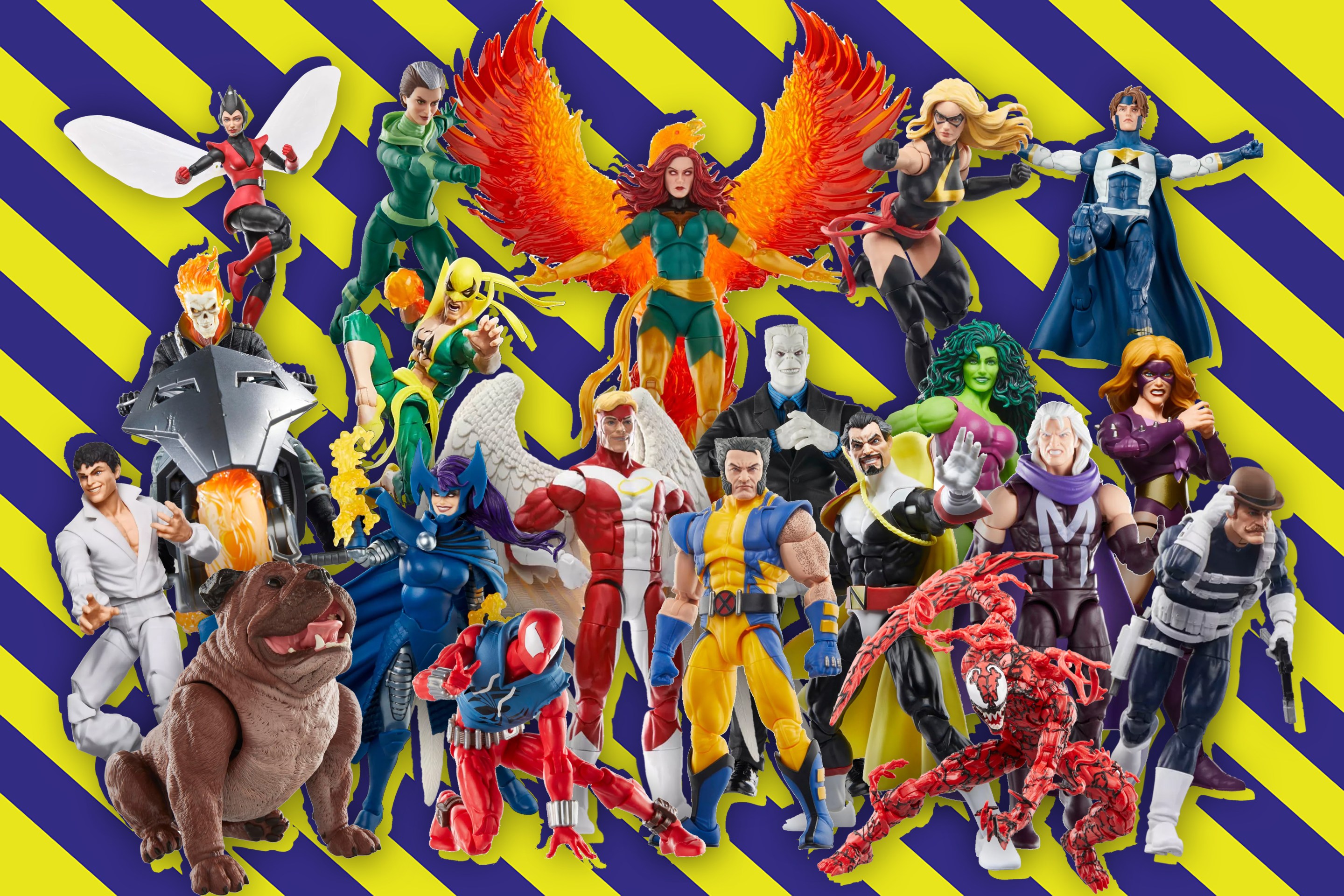 Collage of Marvel Legends 2024