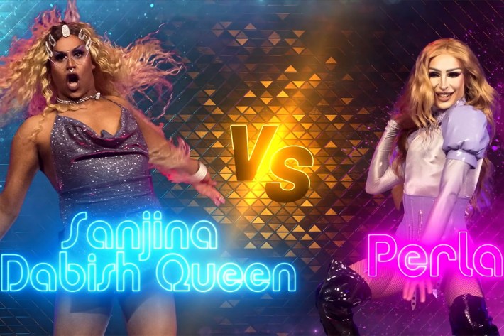 Canada's Drag Race - Sanjina v Perla graphic