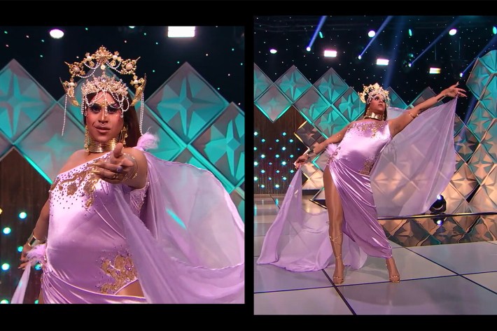 Canada's Drag Race - Sanjina slo-mo look