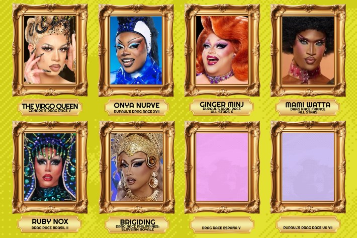 The Virgo Queen, Onya Nurve, Ginger Minj, Mami Watta, Ruby Nox, Brigiding