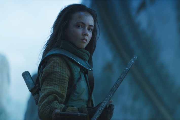 Hayna (Hala Finley) in Lucasfilm’s STAR WARS: SKELETON CREW, exclusively on Disney+. Photo courtesy of Lucasfilm. ©2024 Lucasfilm Ltd. & TM. All Rights Reserved.