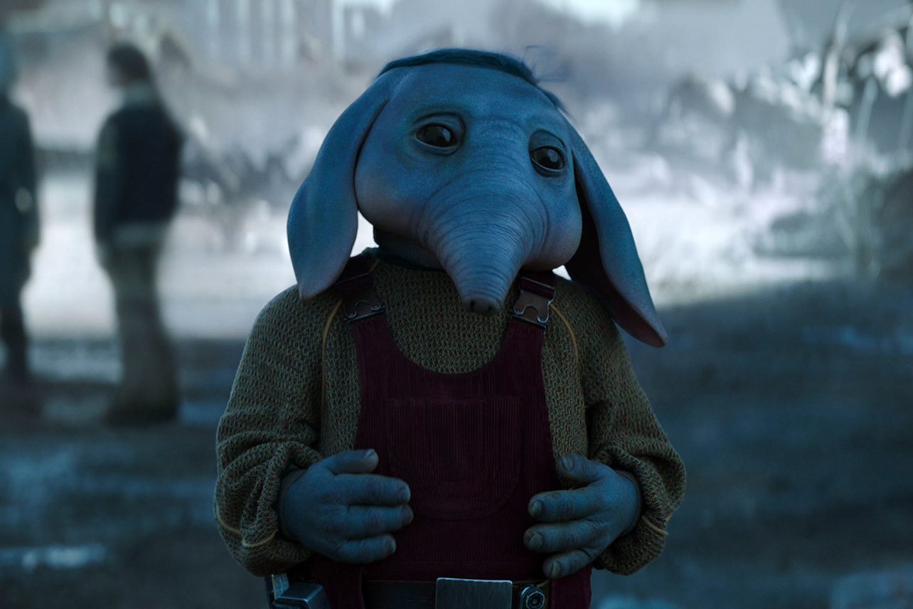 Neel (Robert Timothy Smith) in Lucasfilm’s STAR WARS: SKELETON CREW, exclusively on Disney+. Photo courtesy of Lucasfilm. ©2024 Lucasfilm Ltd. &amp; TM. All Rights Reserved.