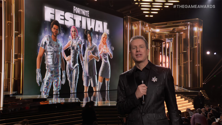 Host introducing Fortnite Festival