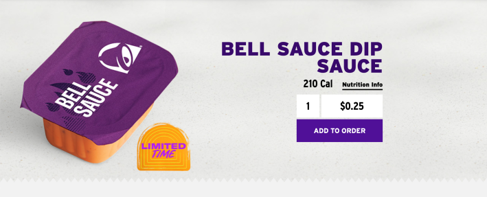 Taco Bell sauce