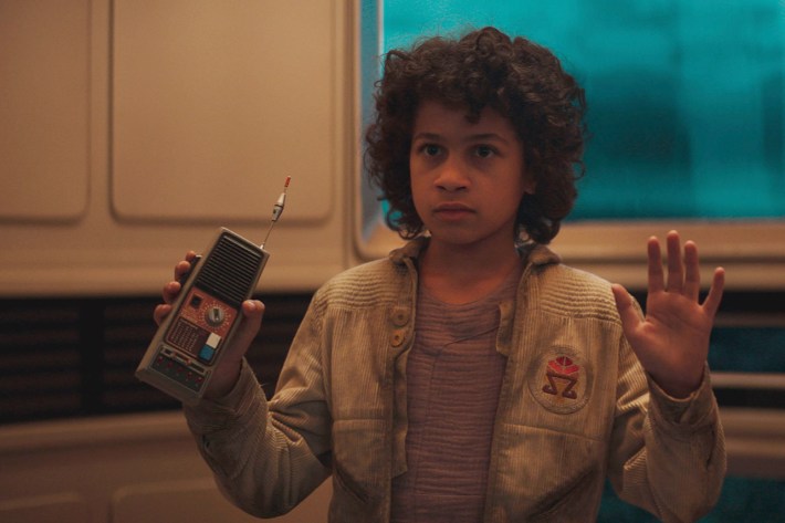 Wim (Ravi Cabot-Conyers) in Lucasfilm’s STAR WARS: SKELETON CREW, exclusively on Disney+. Photo courtesy of Lucasfilm. ©2025 Lucasfilm Ltd. & TM. All Rights Reserved.