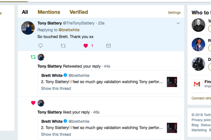 Tony on Twitter