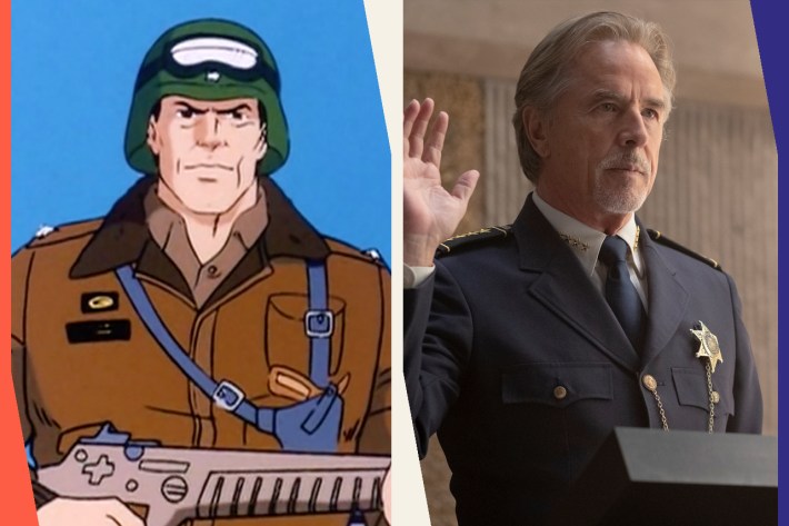 Don Johnson as General Hawk