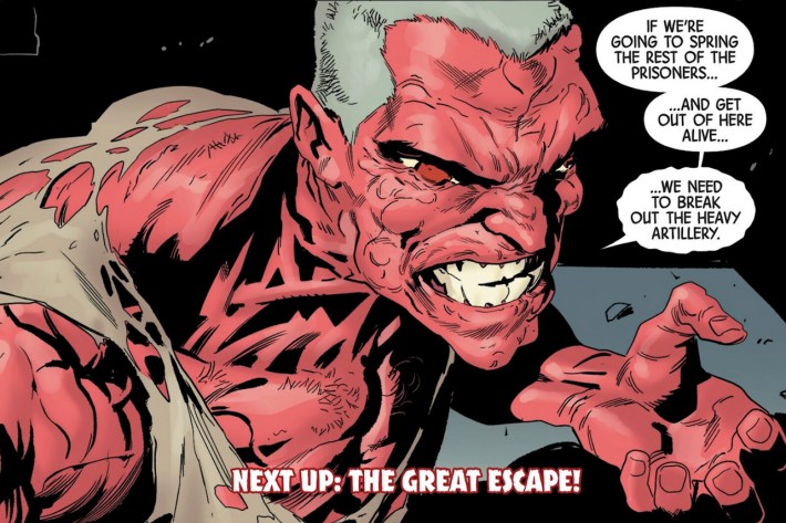 Red Hulk cliffhanger