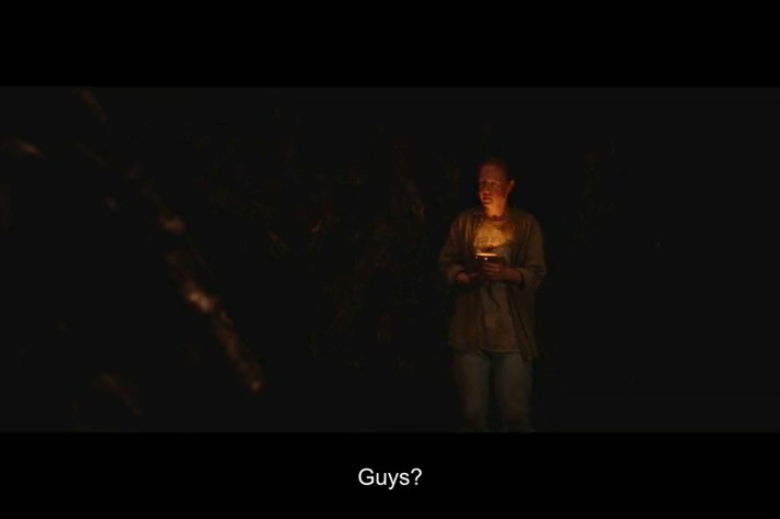 Alone in cave