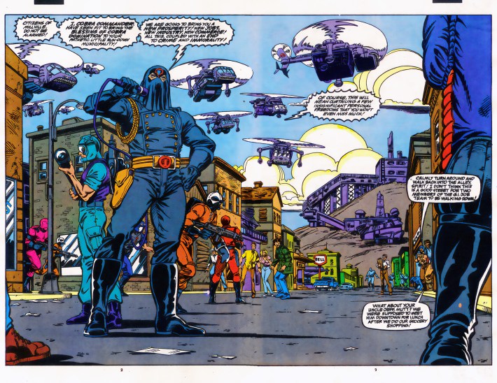 GI Joe 100 - Cobra Commander issuing announcement