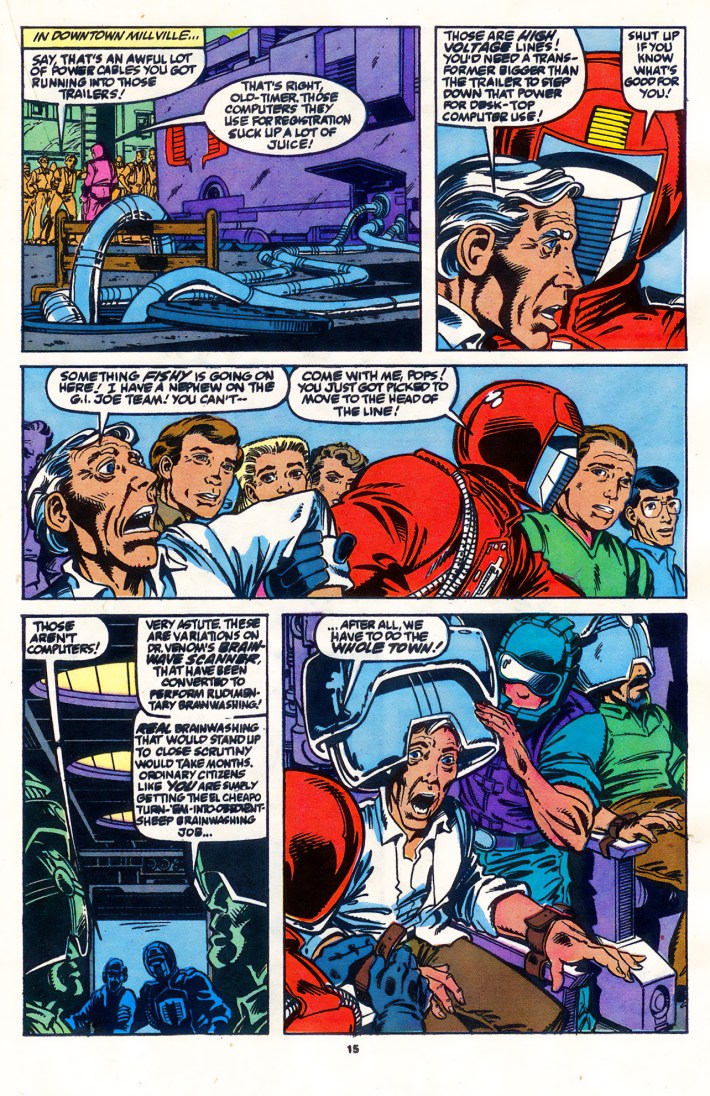 GI Joe 100 - Man getting brainwashed