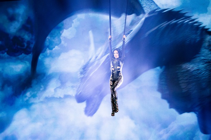 Justyna Steczkowska from Poland performed GAJA in the Grand Final of Eurovision 2025 in Basel, Switzerland