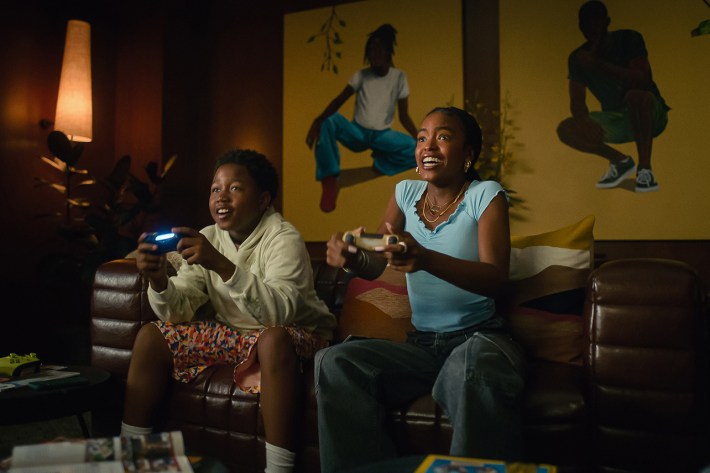 Marvin Winans III as Jaden Edwards and Lovie Simone as Keisha Clark