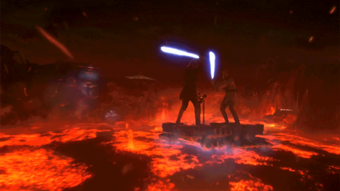Anakin vs. Obi-Wan