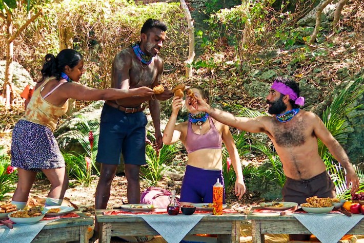 Kamilla Karthigesu, Kyle Fraser, Eva Erickson, and Shauhin Davari