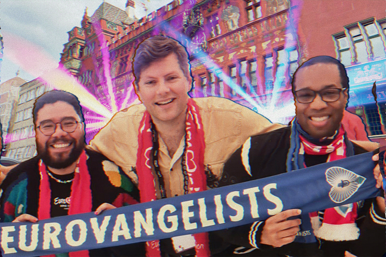 Eurovangelists in front of Basel city hall