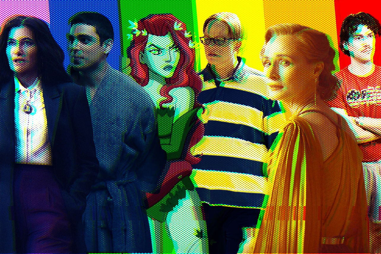rainbow of queer tv show stars