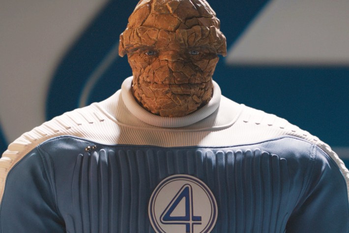 Ebon Moss-Bachrach as Ben Grimm/The Thing in 20th Century Studios/Marvel Studios' THE FANTASTIC FOUR: FIRST STEPS. Photo courtesy of Marvel Studios. © 2025 20th Century Studios / © and ™ 2025 MARVEL