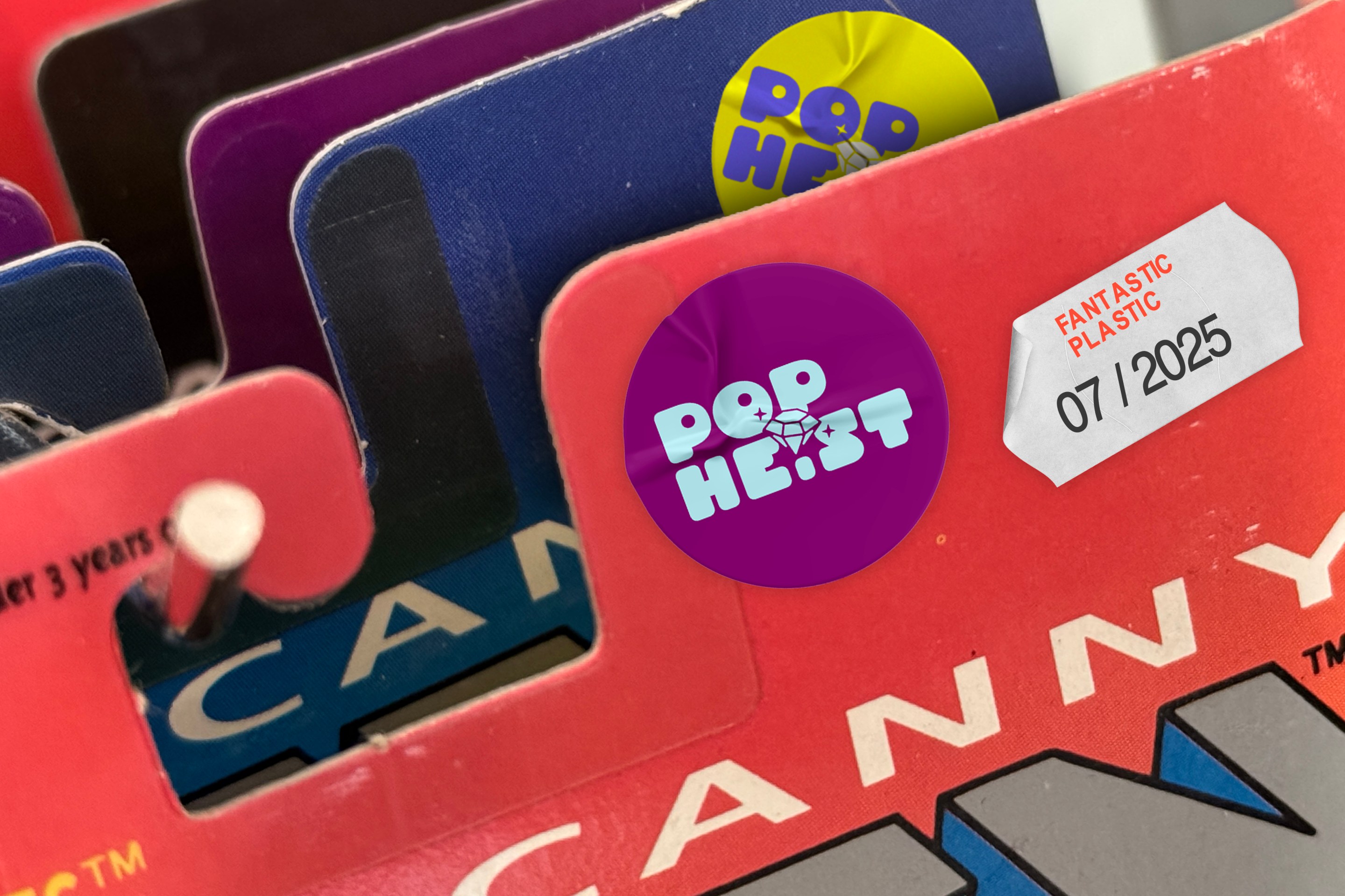 Toys hanging on peg