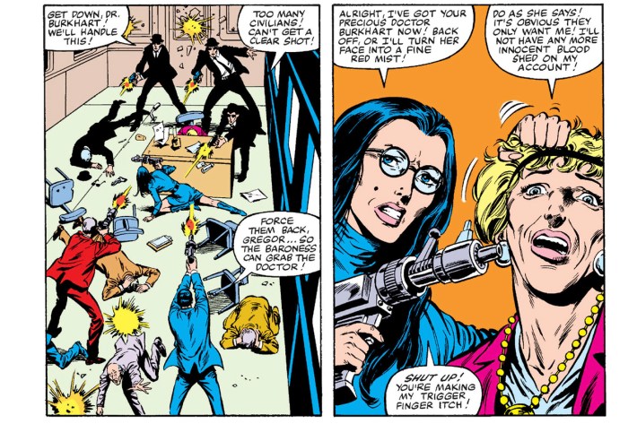 Baroness in comic