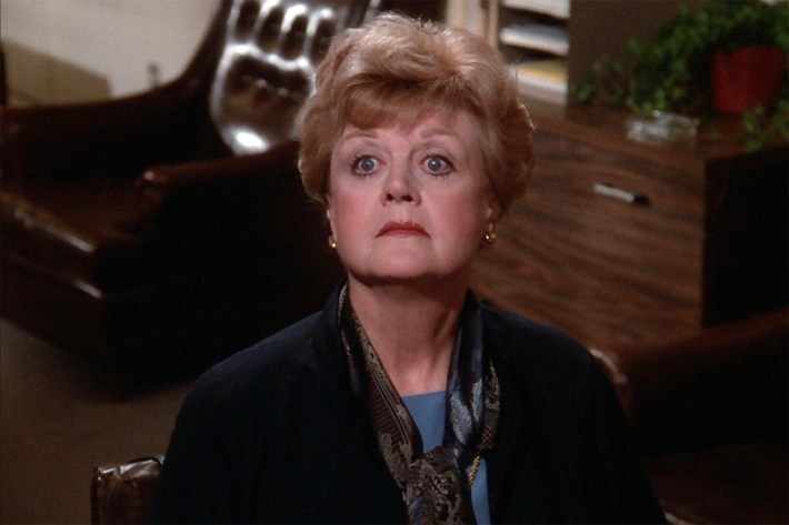 Jessica Fletcher's expressionless face of disdain