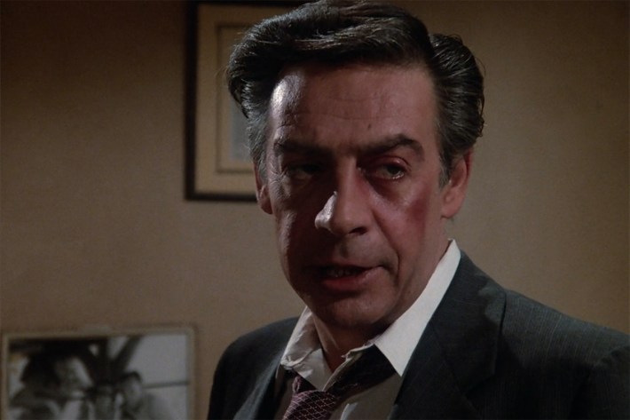 Jerry Orbach with a black eye
