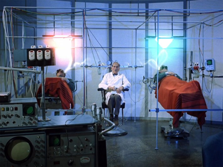 Six and Colonel and Seltzman in mind swap experiment