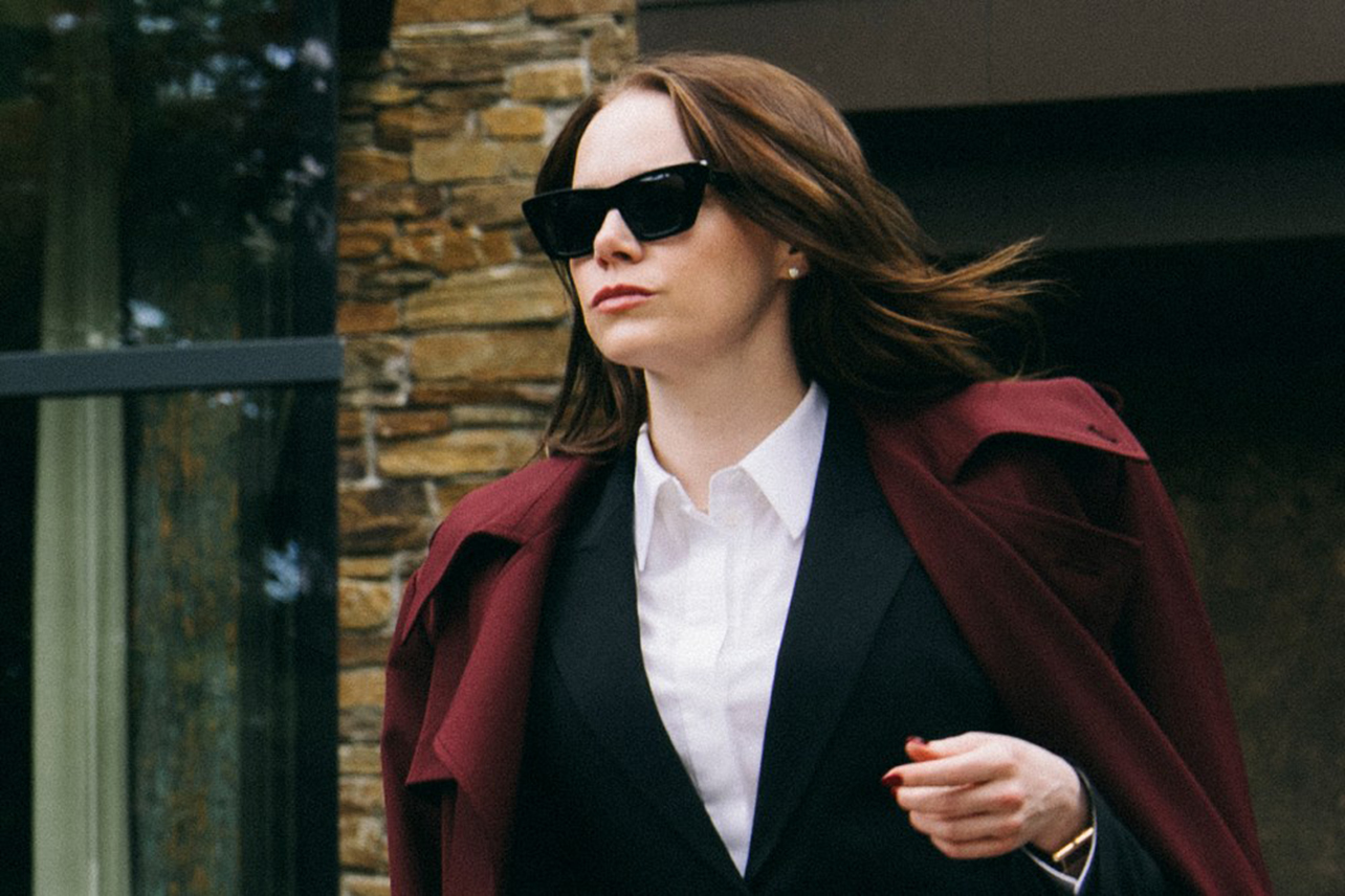 Emma Stone as girlboss CEO in Bugonia