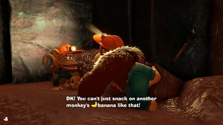 Donkey Kong loves bananas