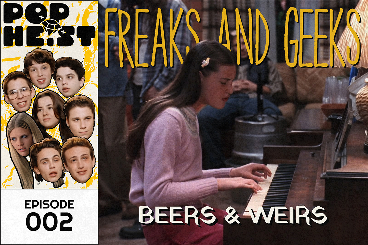 Millie at piano during keg party