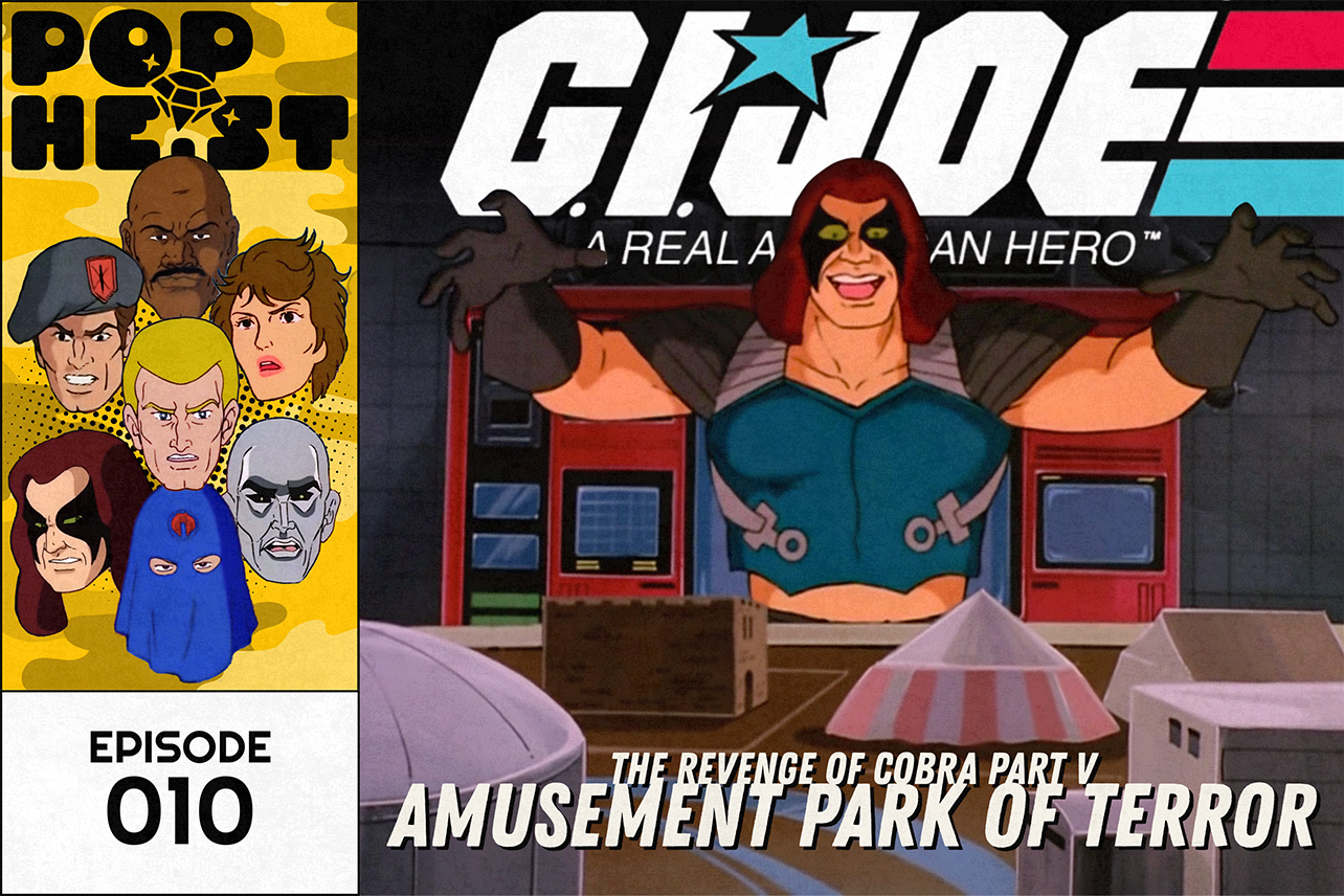 Zartan laughing over amusement park model