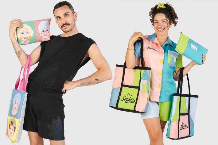 Models with Zero Waste Daniel x Golden Girls totes