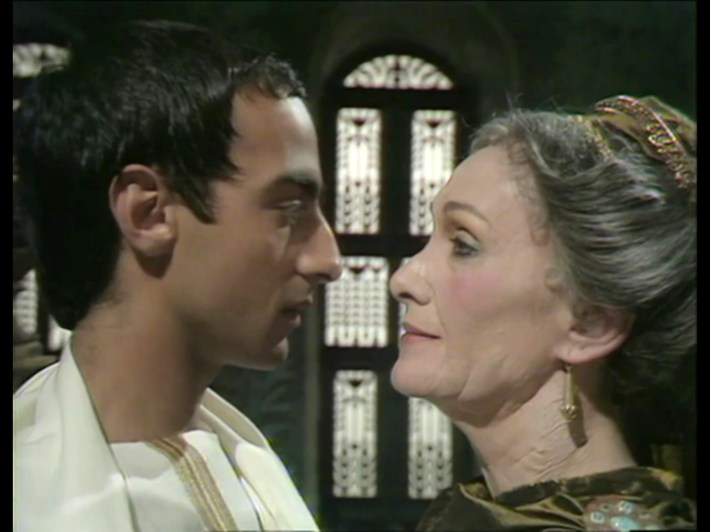 Livia hitting on her grandson's friend