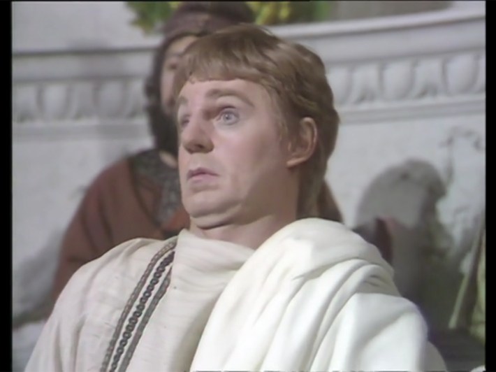 Claudius in Imperial seat