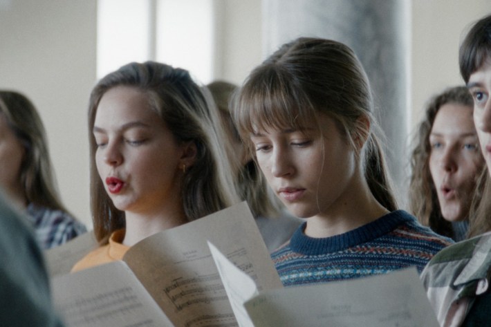 Girls in choir