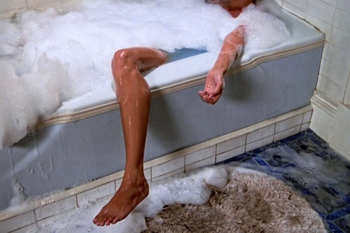 Dead body in tub