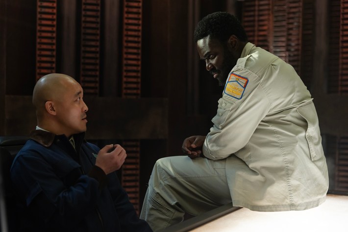 Andy Yu as Teng, Babou Ceesay as Morrow