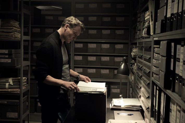 Ulrich with case files