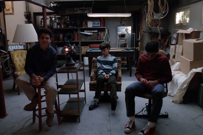 Neil, Sam, Bill watching porno