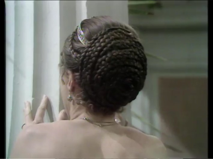 Woman's bare back