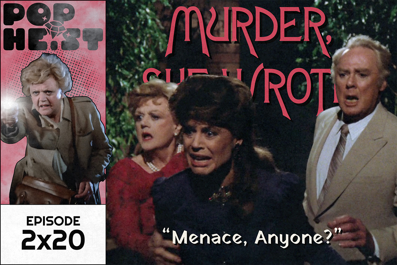 Angela Lansbury, Linda Hamilton, and Van Johnson looking on in horror