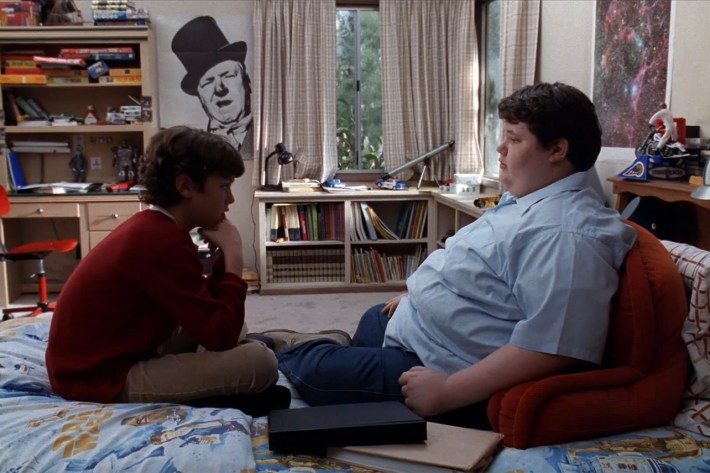 Sam and Gordon in Sam's room