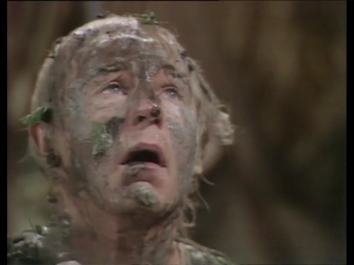 Claudius covered in mud