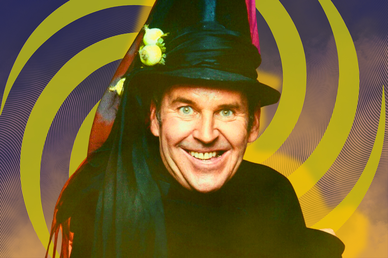 Paul Lynde in witch hat