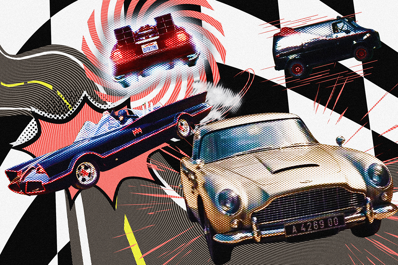 Pop Culture rides collage
