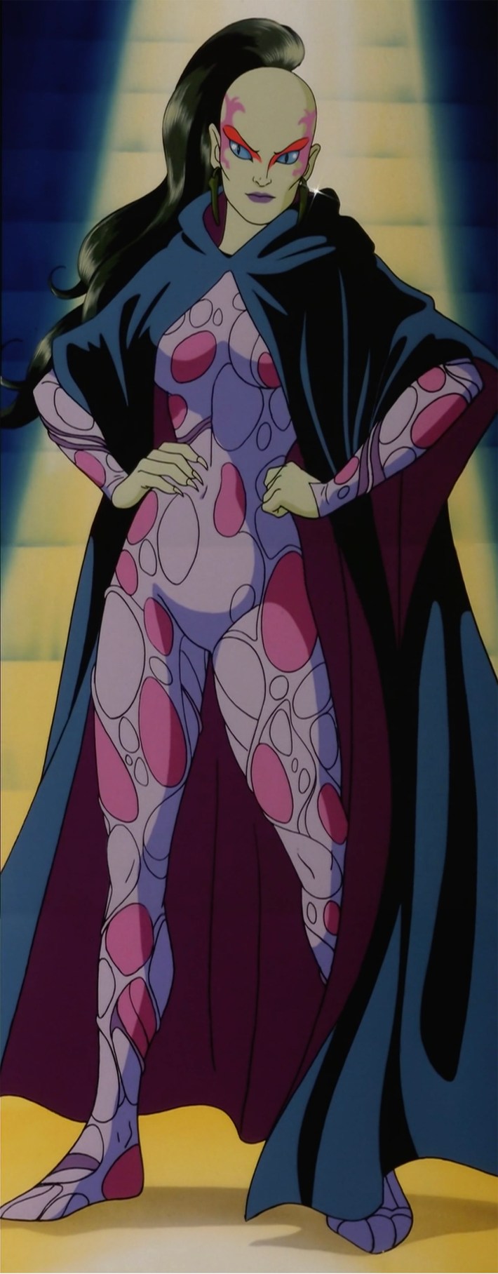 Pythona in the movie, standing