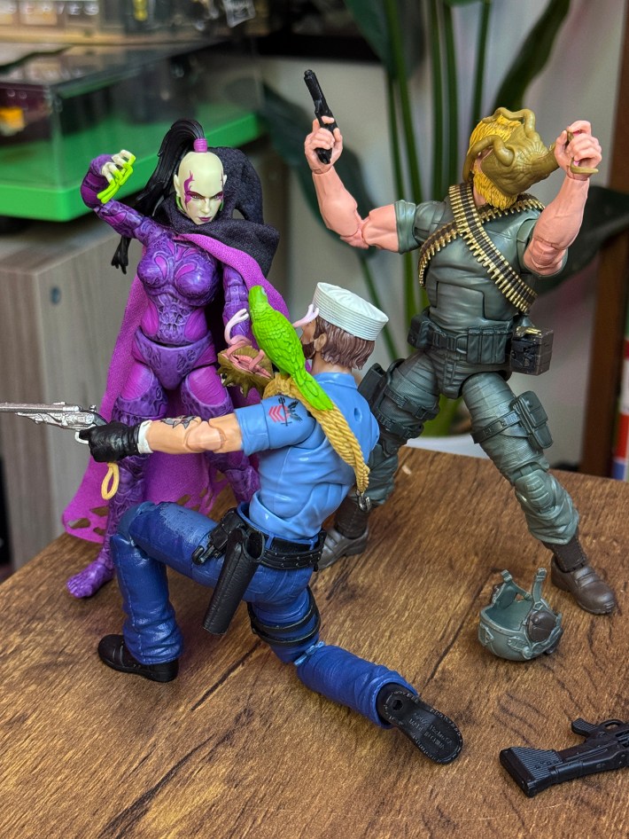 Pythona attacking Shipwreck and Rock n Roll