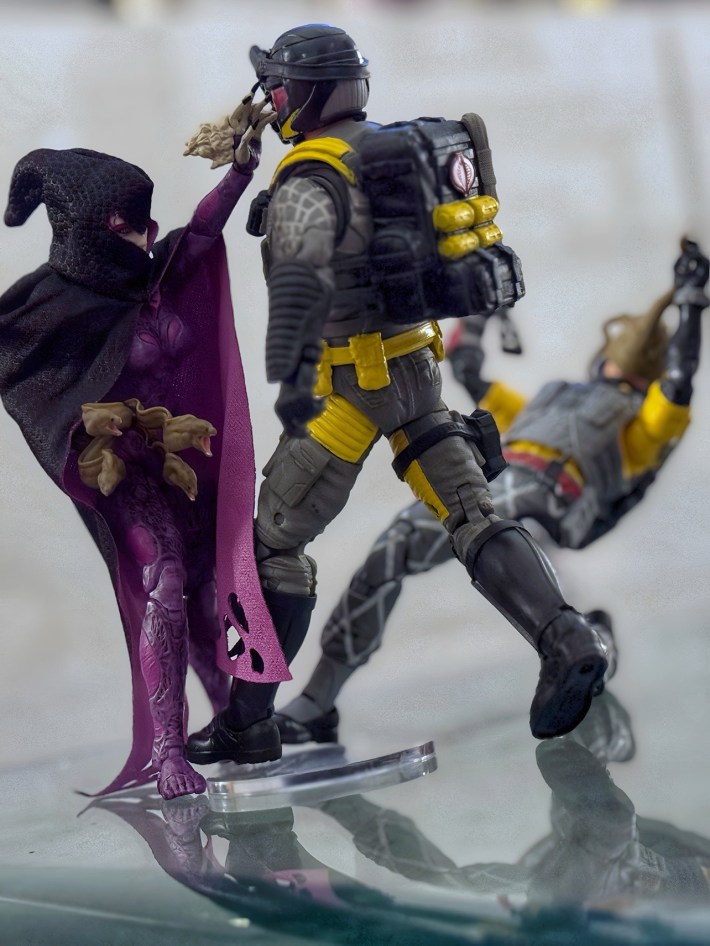 Pythona attacking Viper and Tele Viper