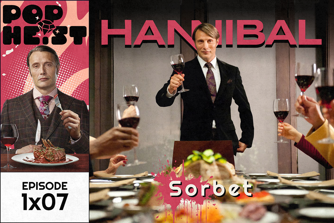 Hannibal toasting dinner party